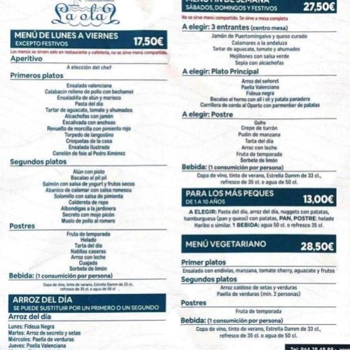 26 menus