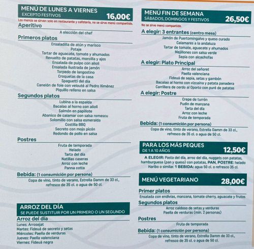 MENUS