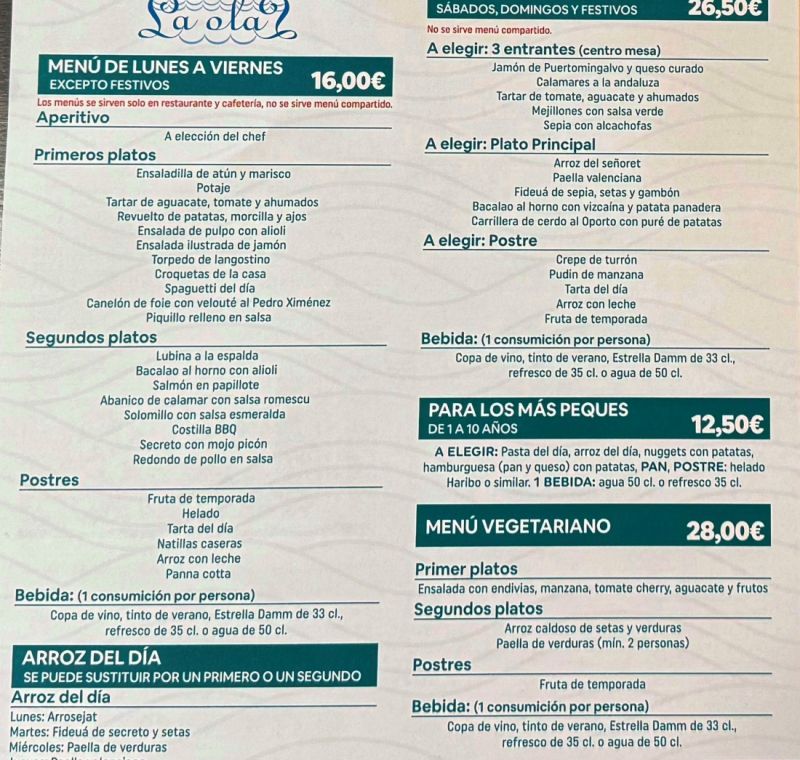 Menú Semanal y Fin de Semana
