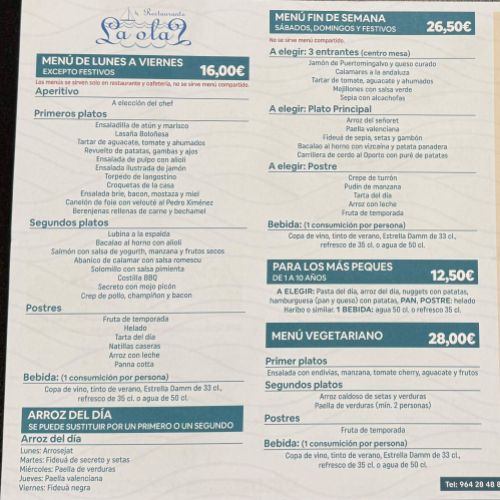 Menus