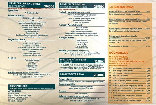 MENUS